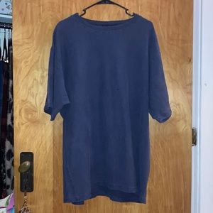 Men’s Blue Columbia Ribbed T-shirt Size XL